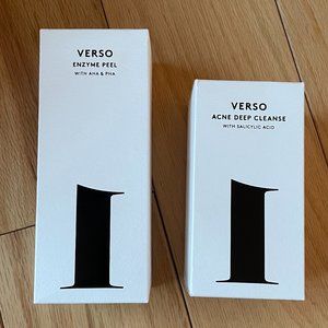 2 items! VERSO #1 Enzyme Peel and #1 Acne Deep Cleanse